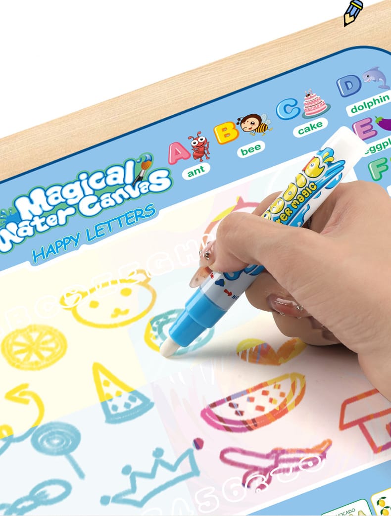 Magical water canvas drawing