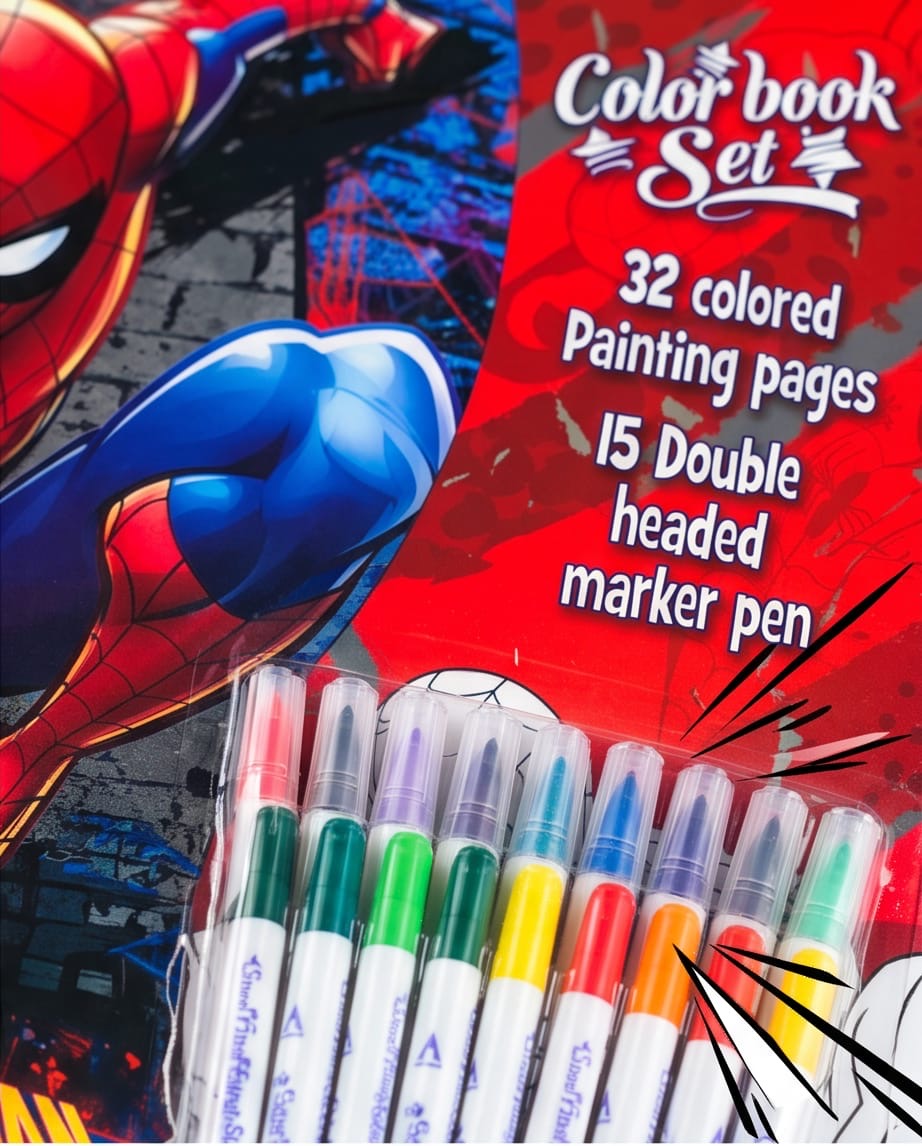 Character coloring book set