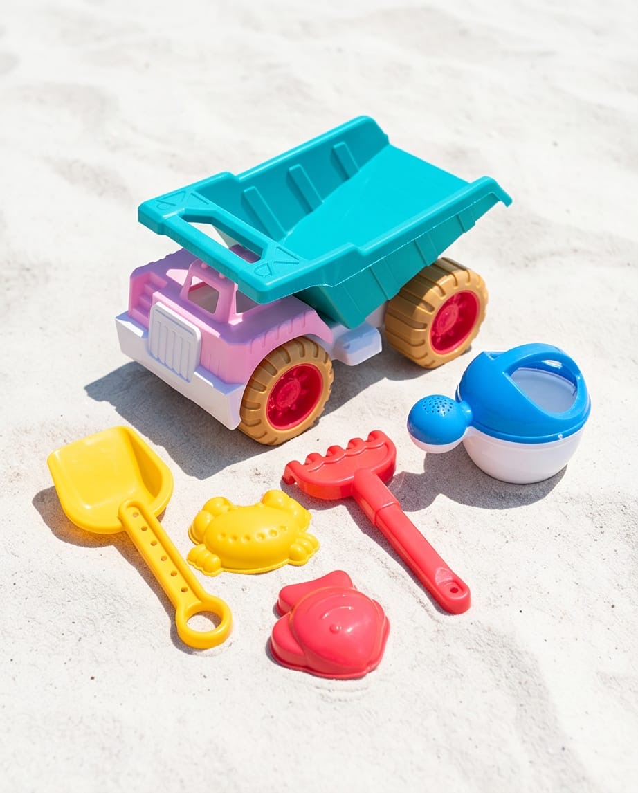 Pastel beach toy set