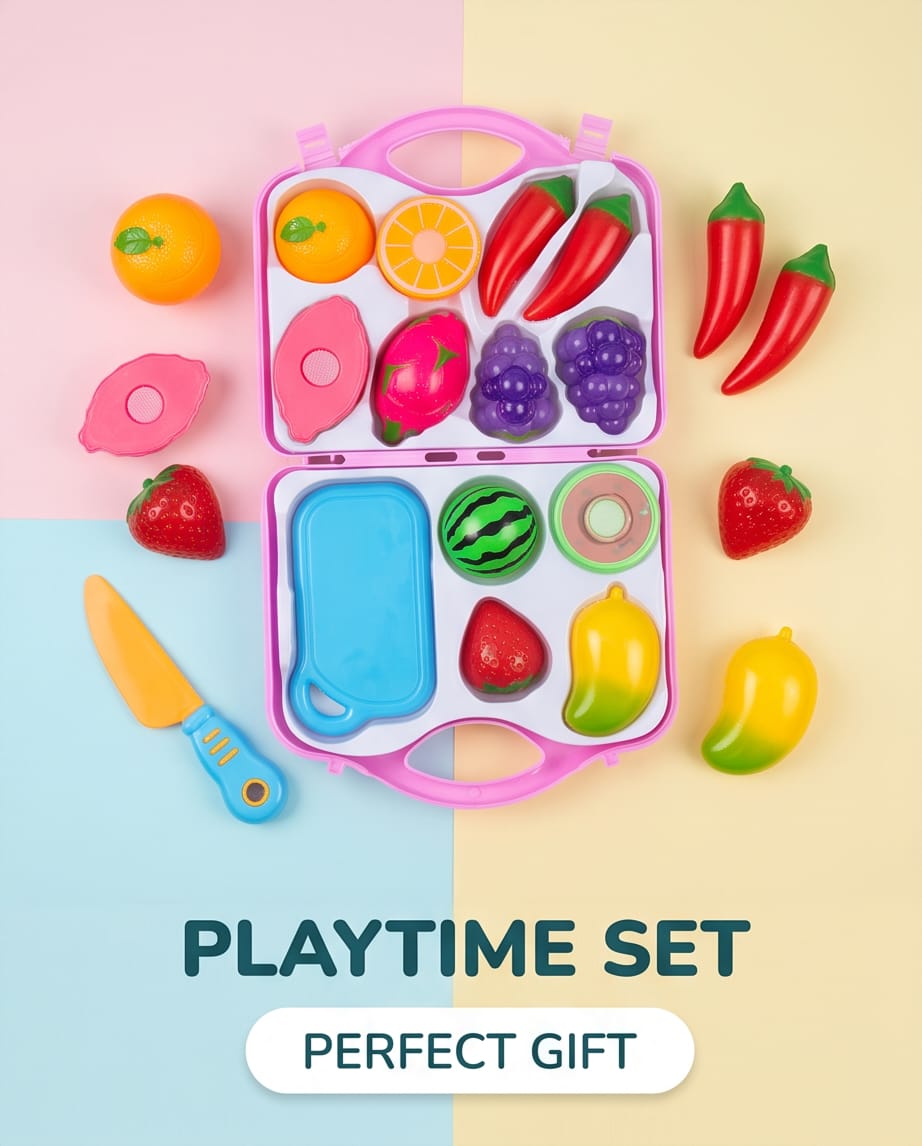 Play food cutting set