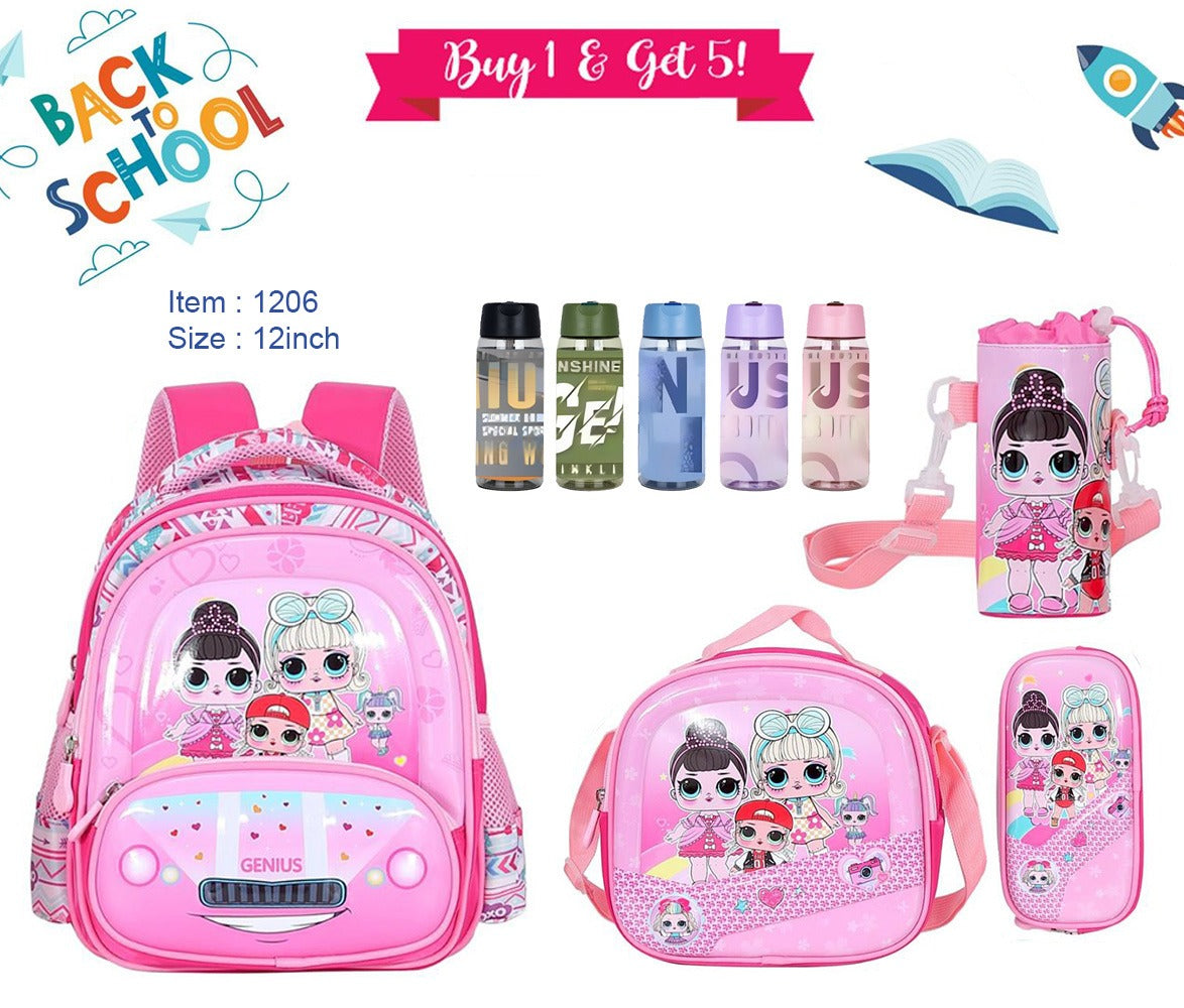 LOL 12 inch Backpack Set