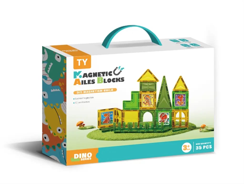 Ty magnetic tiles blocks -dino series