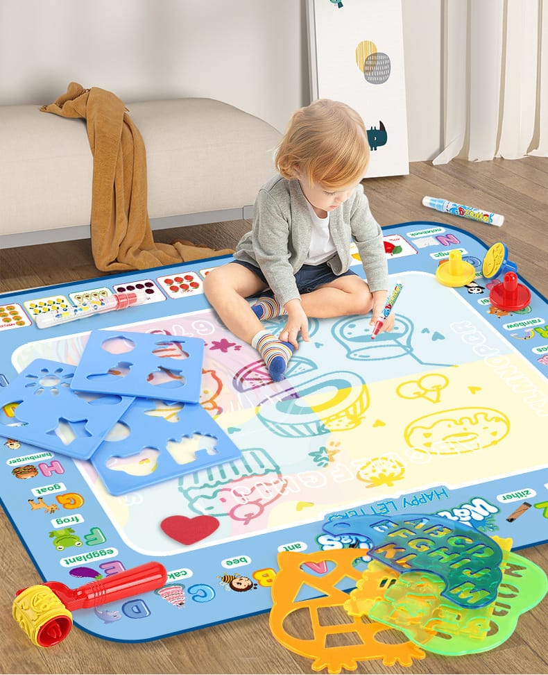 Magical water canvas drawing