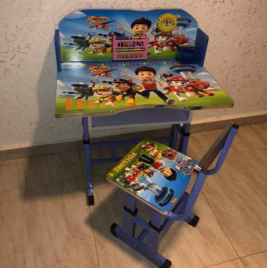 Cars Cartoon Studying Desk and chair