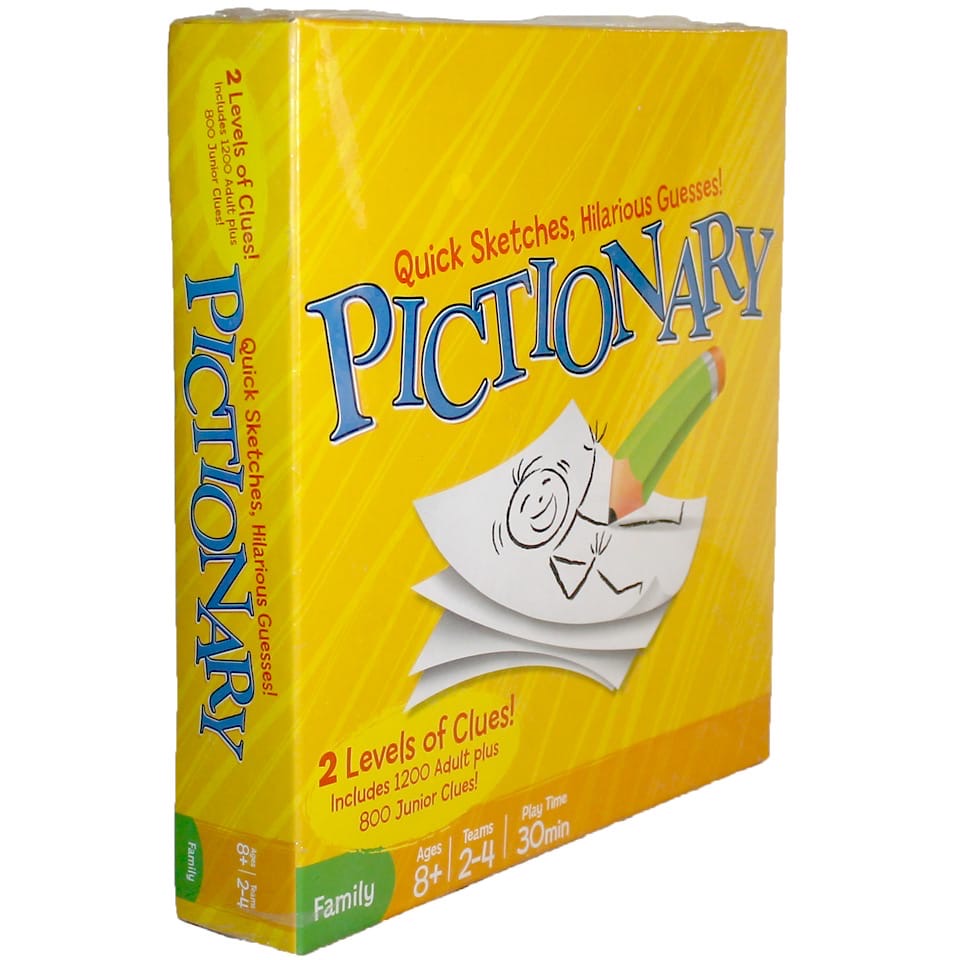 Pictionary board game box