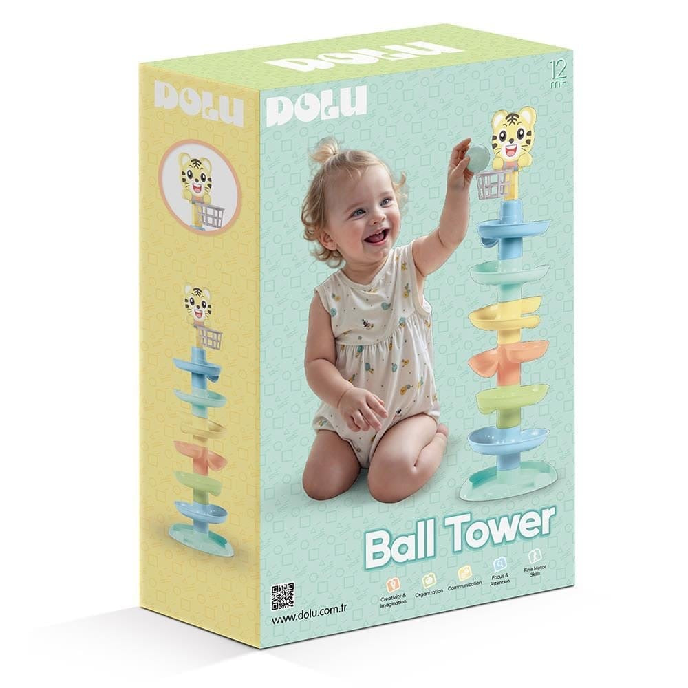 Tiger ball drop tower set