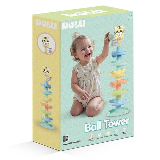 Tiger ball drop tower set