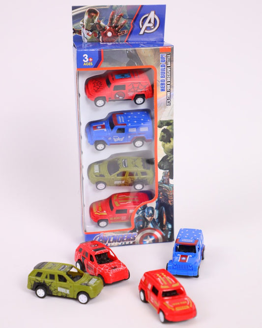 Hero Build Up superhero car set