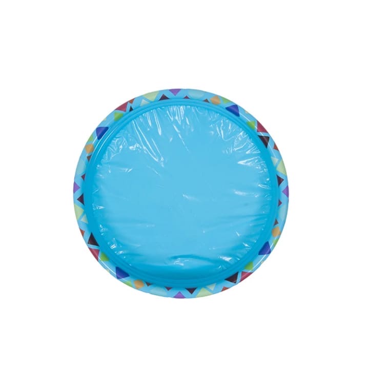 Rounded inflatable pool
