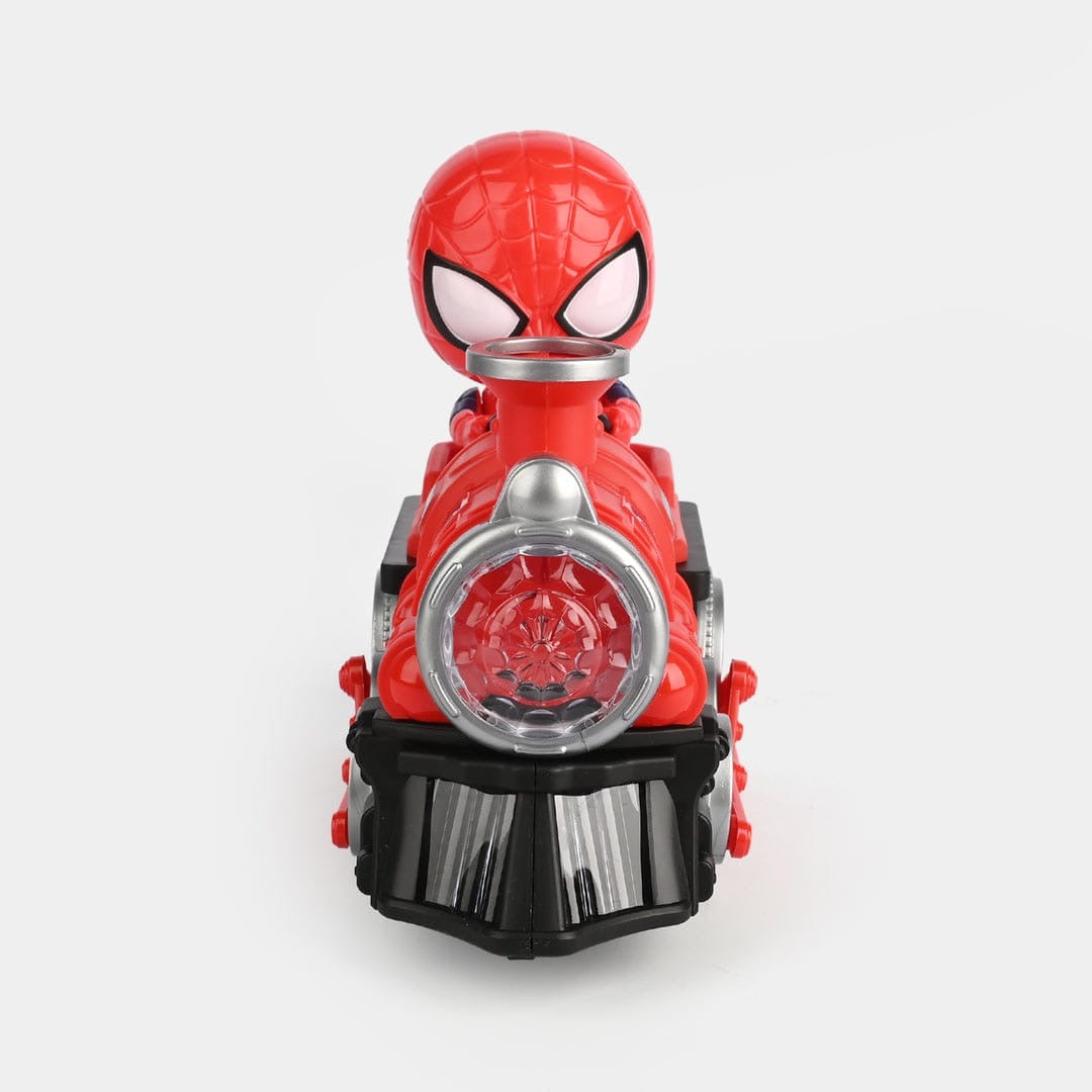 Spider man simulated chimney train