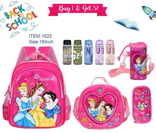 Disney Princesses Backpack 16” set