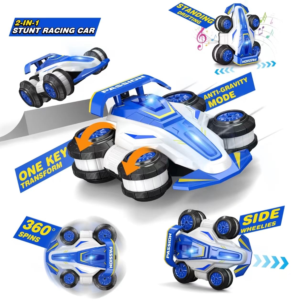 Anti gravity hover mode RC car