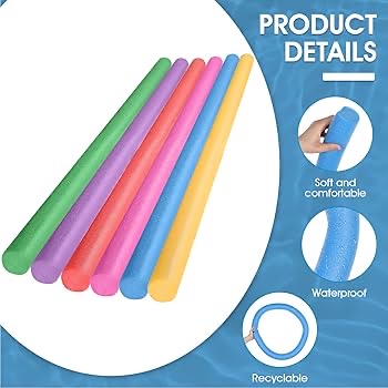 Foam pool noodles
