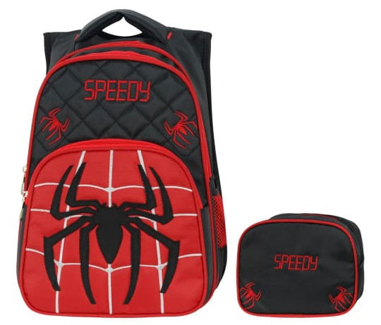 Spiderman School Bag with Pencil Case