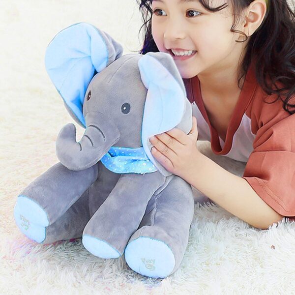 Lovely music elephant plush toy