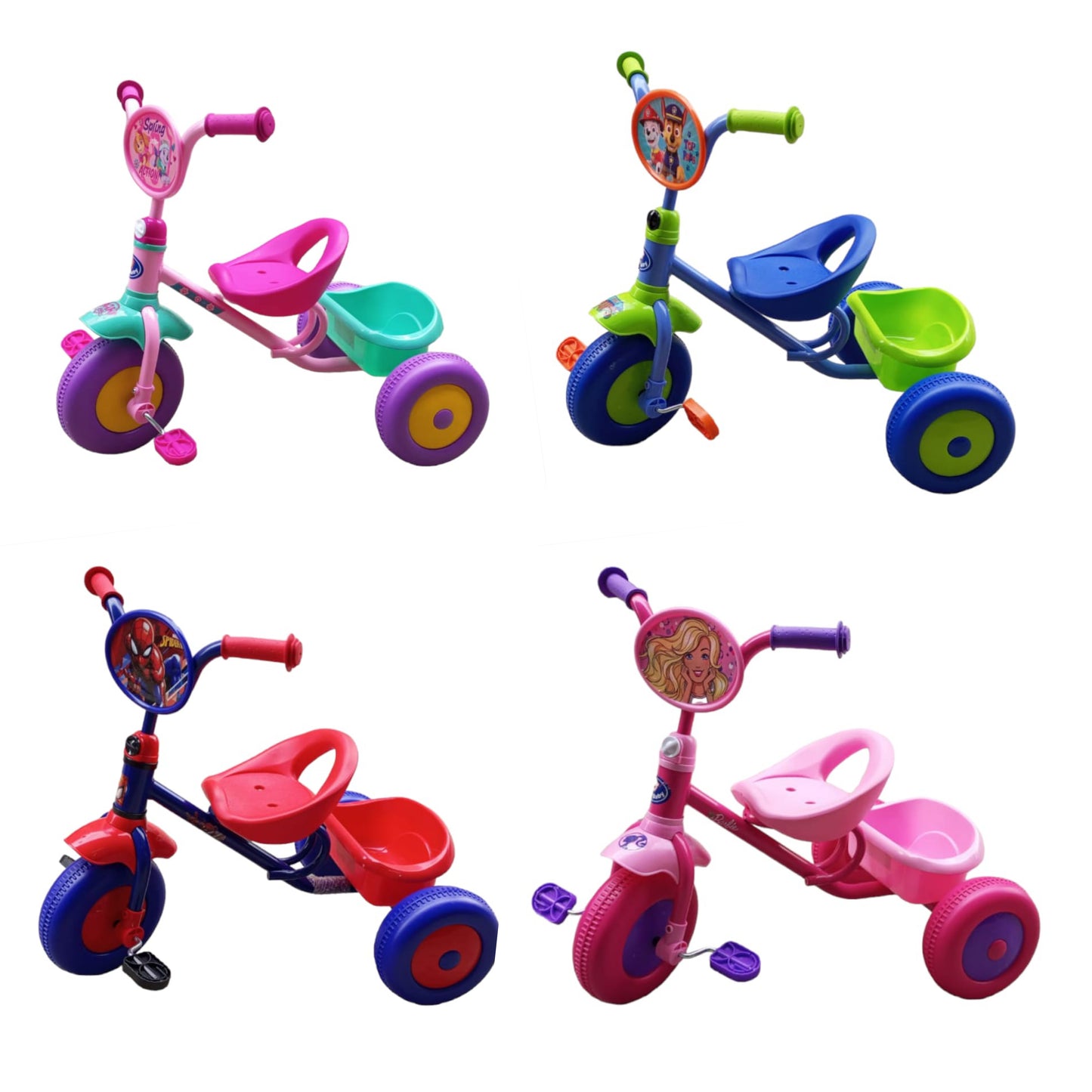 Toddlers bike cartoon