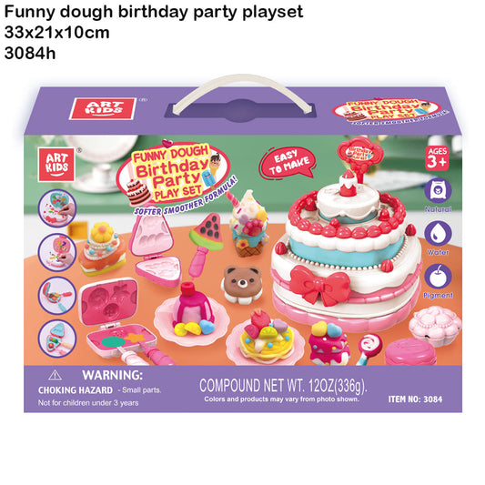 Play dough birthday party
