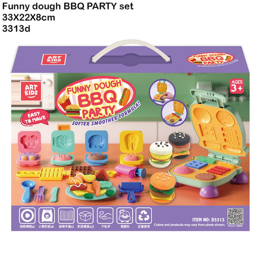 Play dough bbq party
