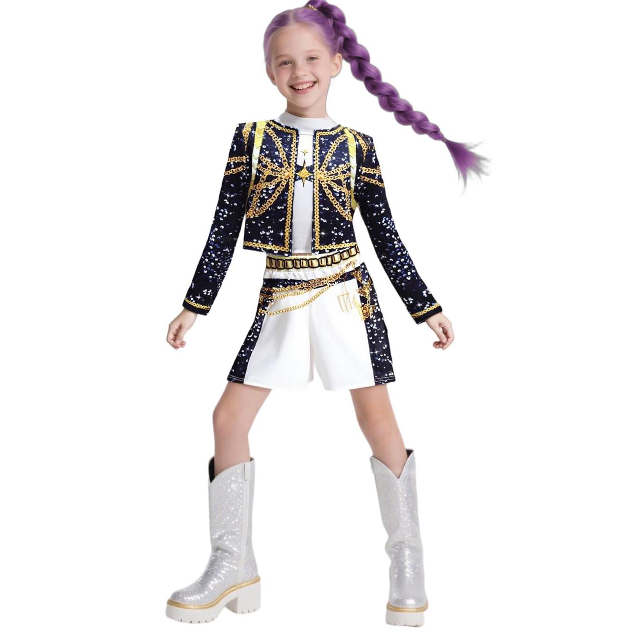 Kids Girls KPop Demon Hunters Costume