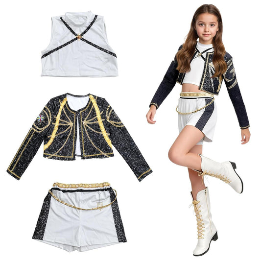 Kids Girls KPop Demon Hunters Costume
