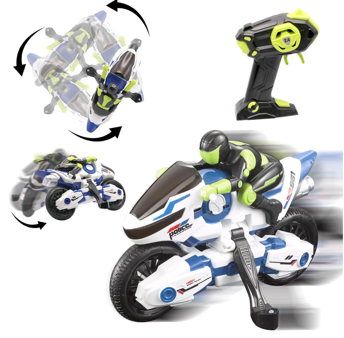 Wireless Police Motorcycle