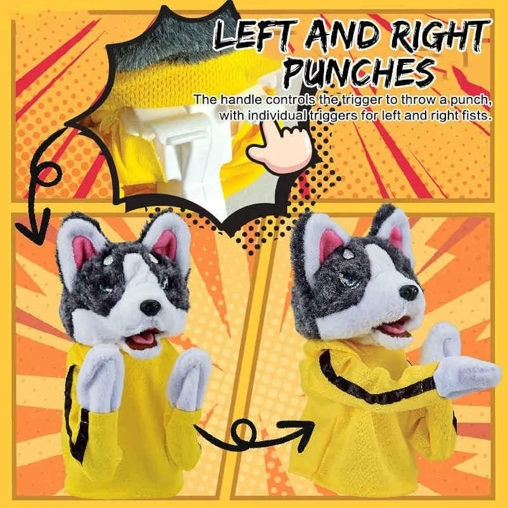 Interactive Husky Boxing Battle
