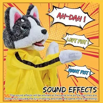 Interactive Husky Boxing Battle