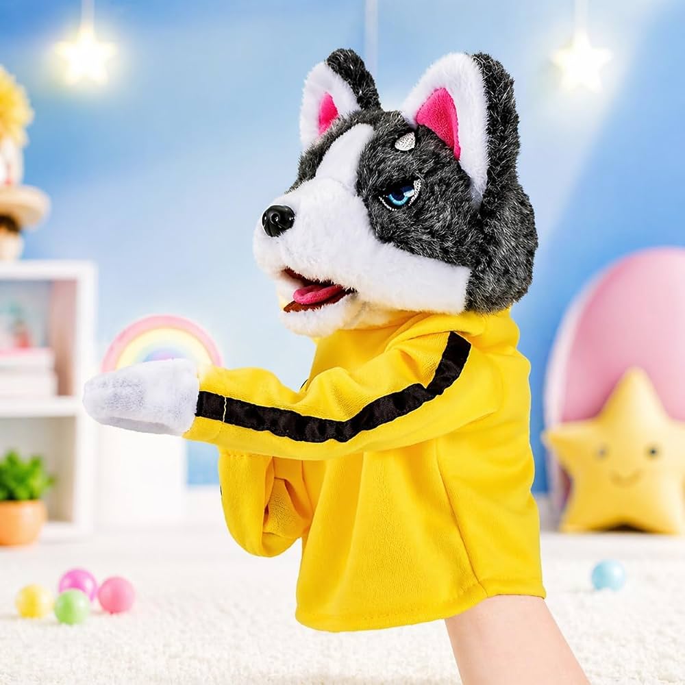 Interactive Husky Boxing Battle