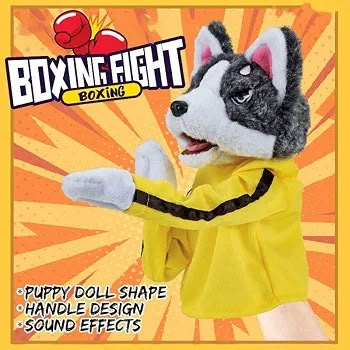 Interactive Husky Boxing Battle