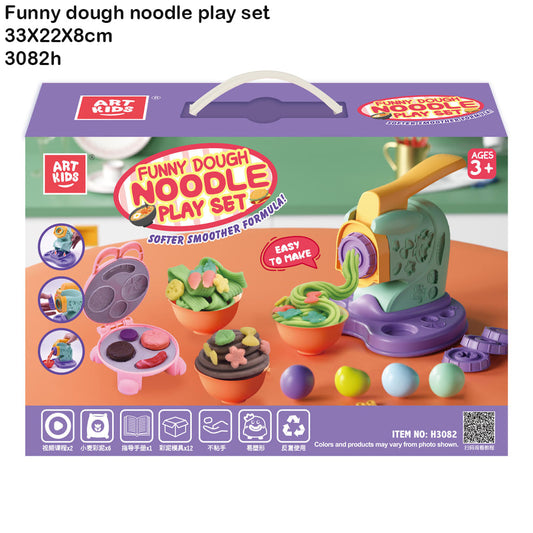 Play dough noodle play set