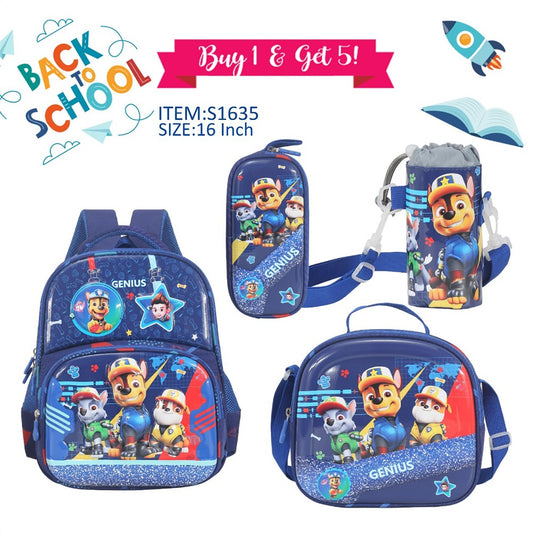 Paw Patrol Backpack 16” set