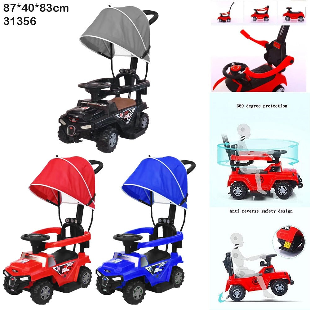 Ride on Little Jeep for Toddlers with protection umbrella