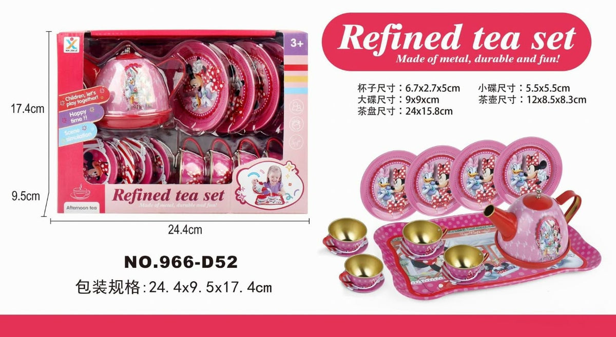 Minnie Mouse Metal Tea Set