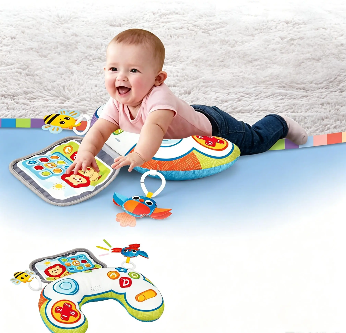 Baby rummy time pillow