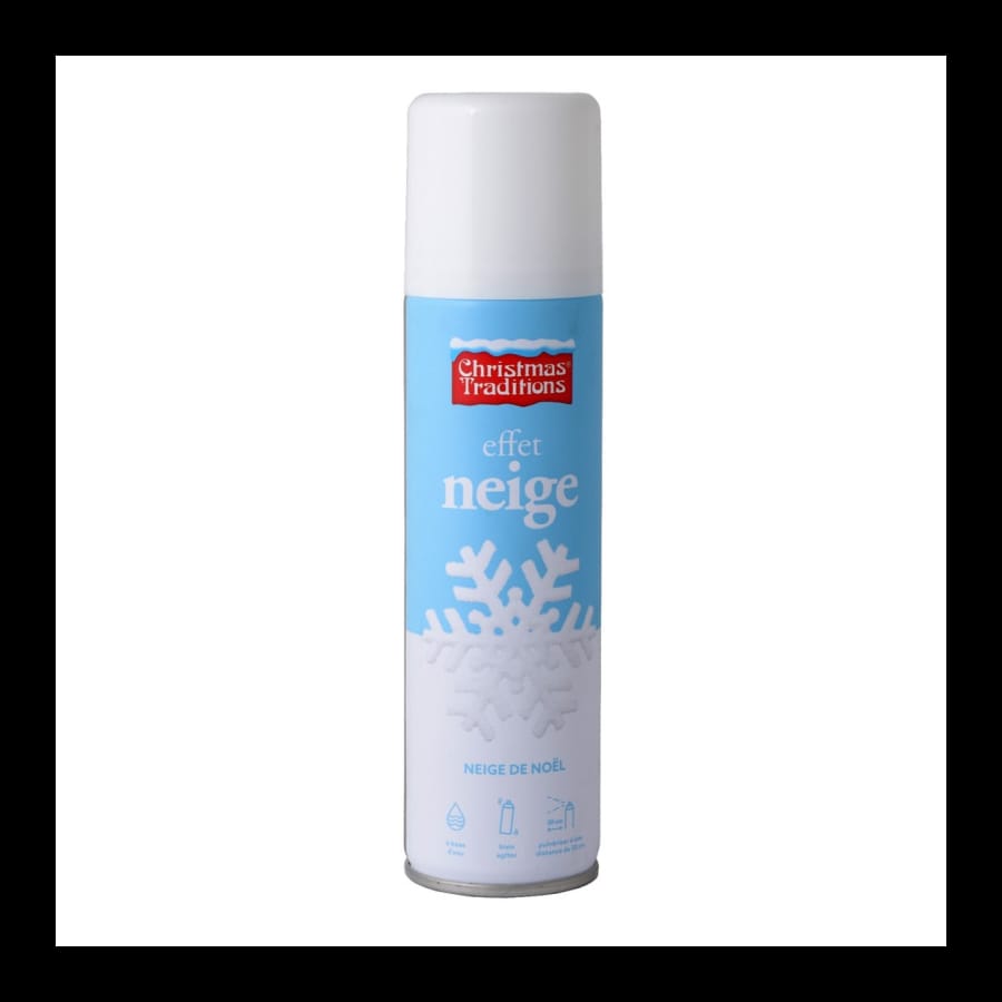 Christmas Traditions artificial snow spray cans
