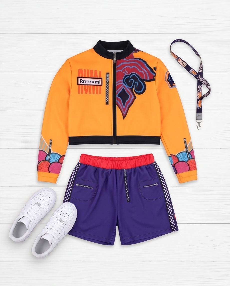 Kids Girls KPop Demon Hunters Costume
