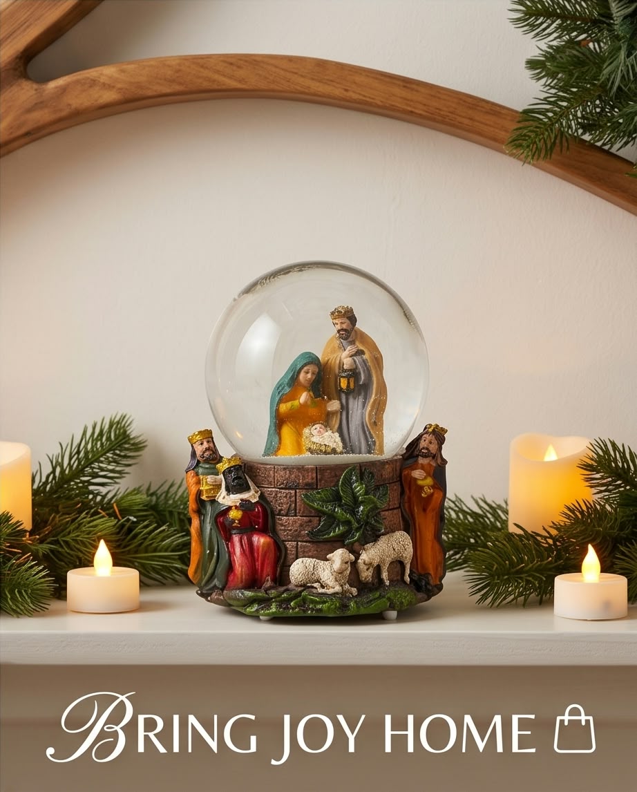 Nativity Scene Snow Globe