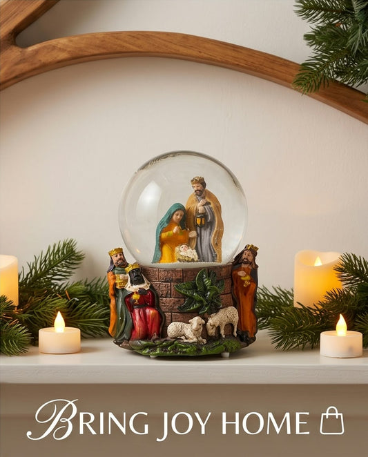 Nativity Scene Snow Globe
