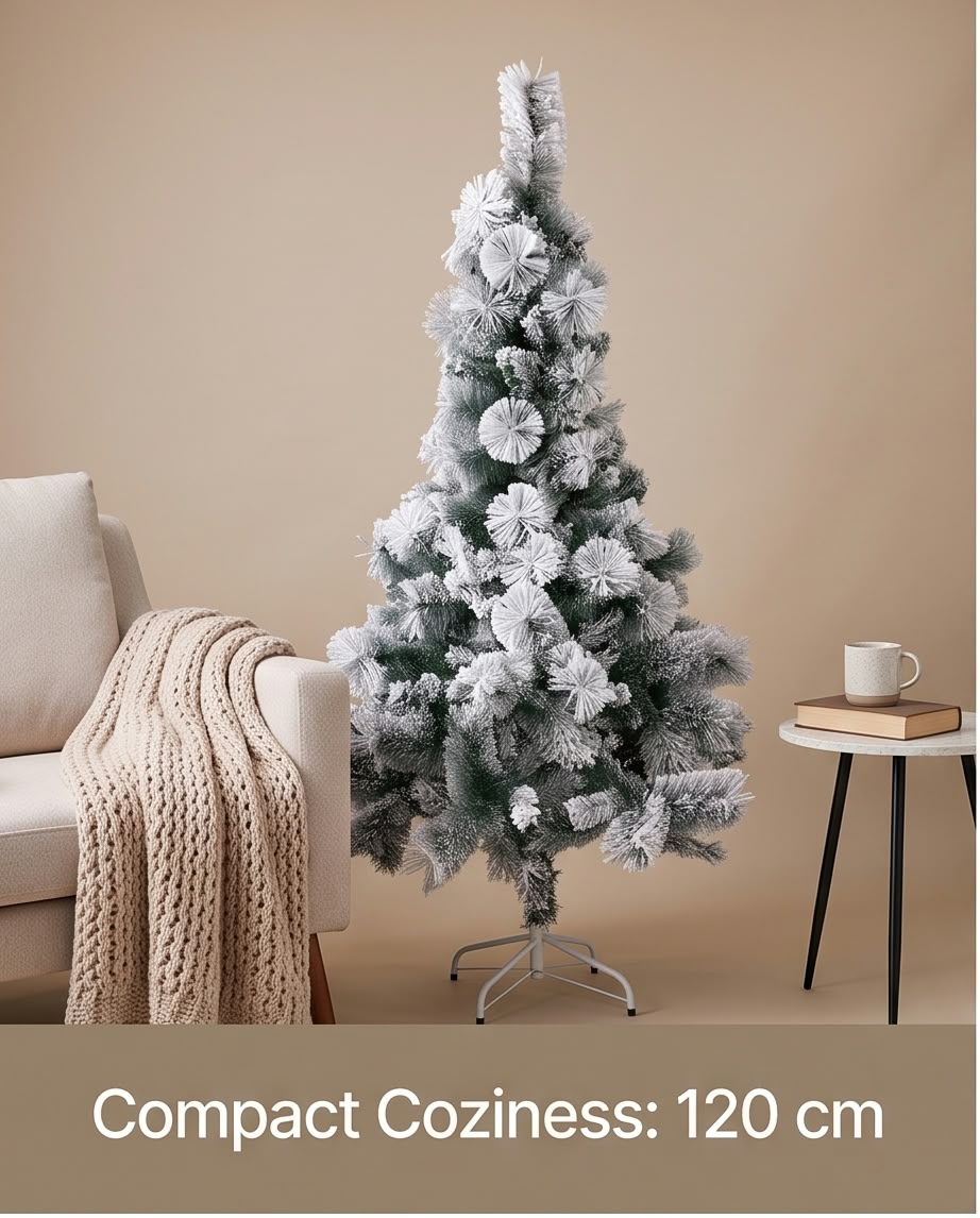 Snowy christmas tree
