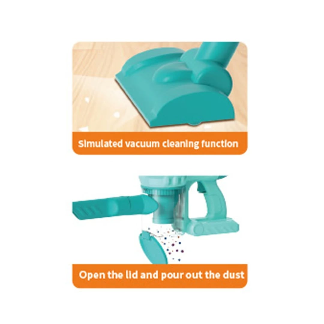Kids Cord-Free Vacuum Cleaner and Housekeeping Playset