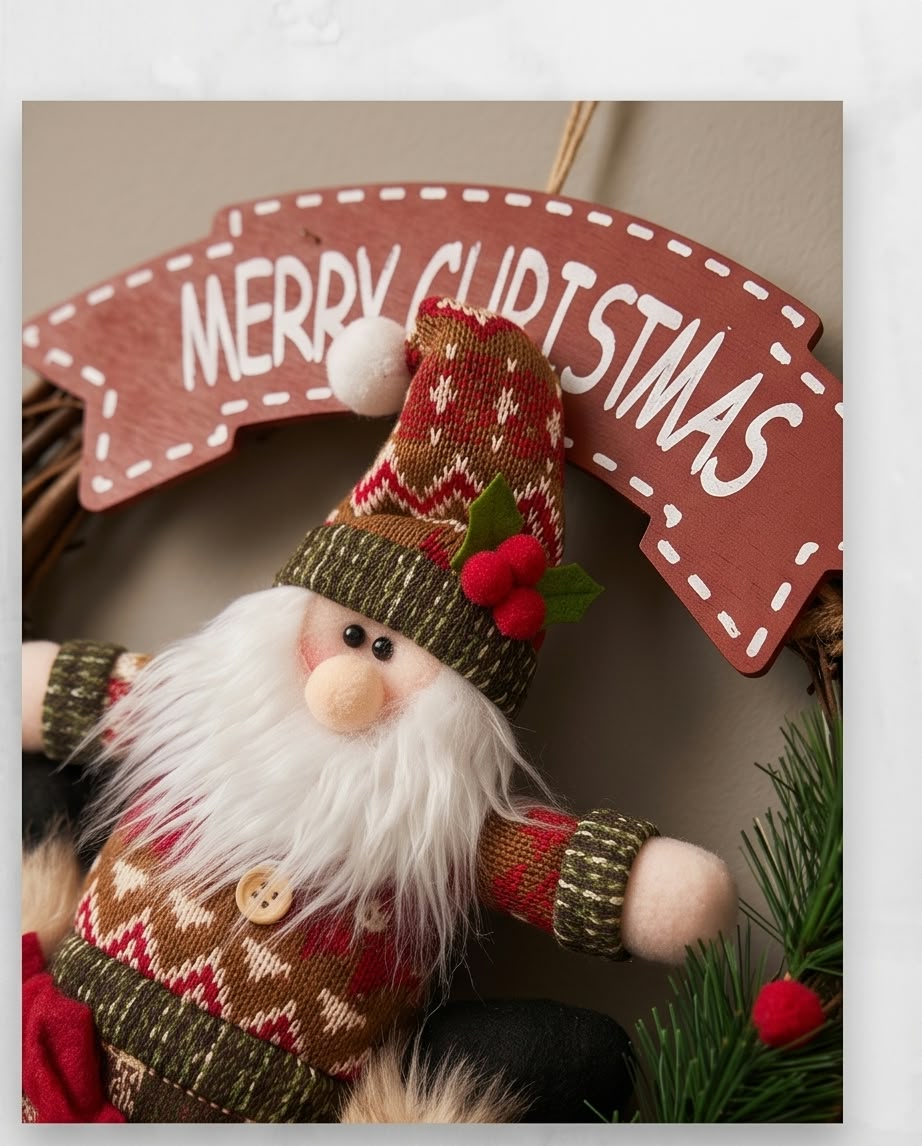 "Merry Christmas" banner