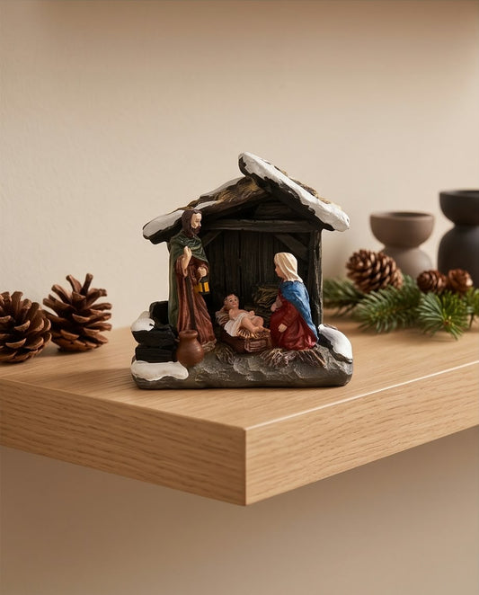 Wizardi Nativity Scene Christmas Village Figurine