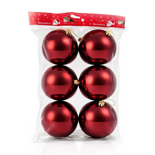 plastic Christmas tree ball ornaments.