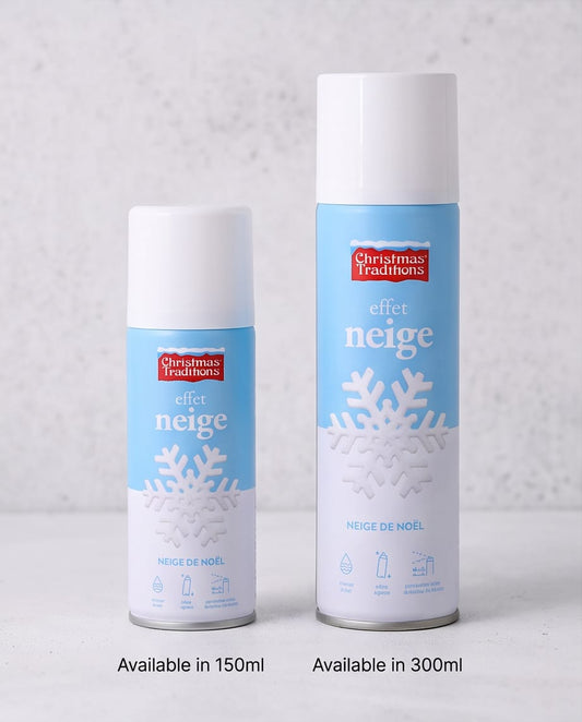 Christmas Traditions artificial snow spray cans