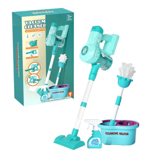 Kids Cord-Free Vacuum Cleaner and Housekeeping Playset