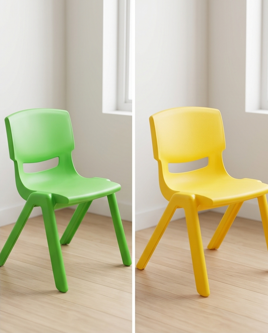 Plastic Colorful Chairs