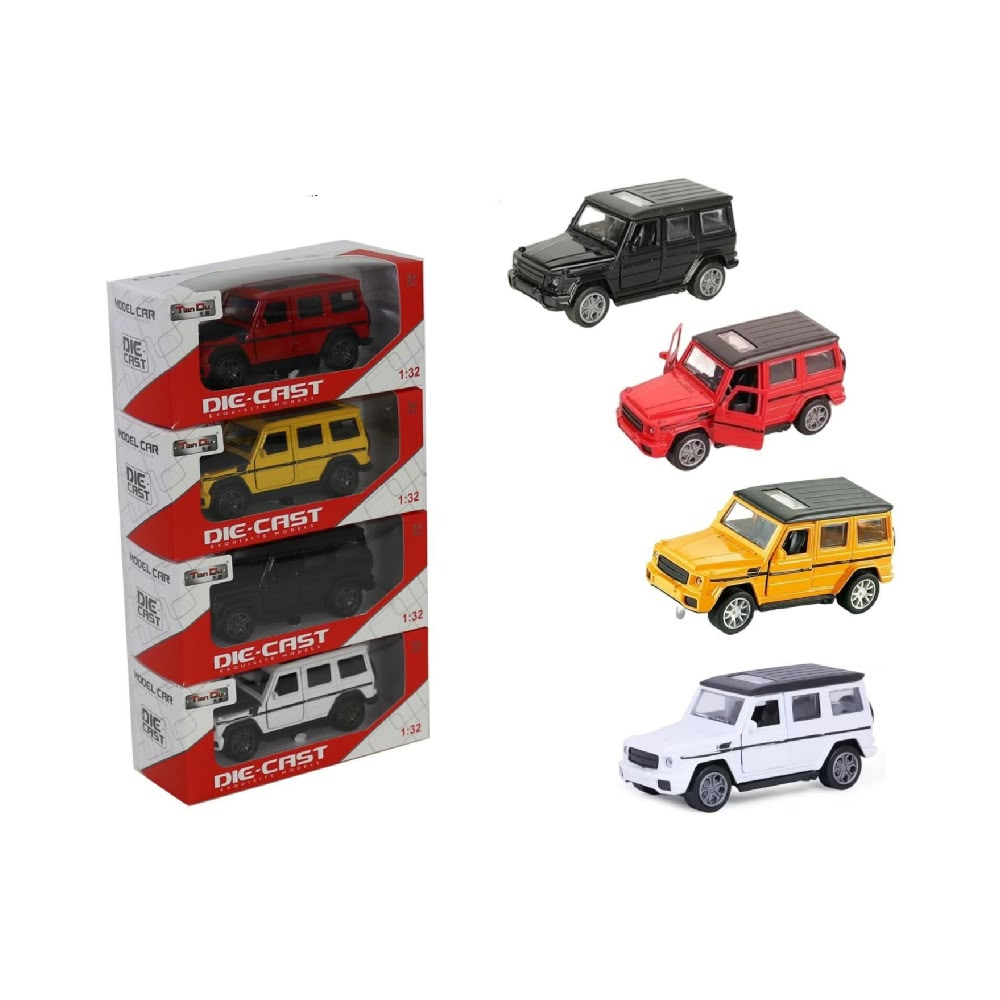 metal toy model of a Mercedes-Benz G-Class (G-Wagon) SUV
