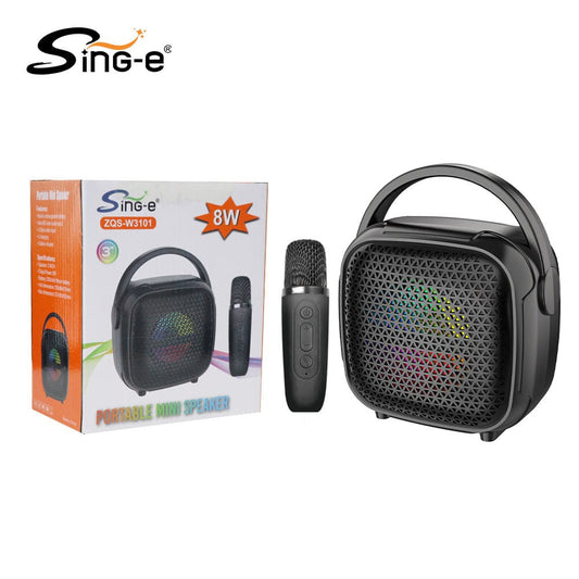 portable mini Bluetooth speaker and karaoke system