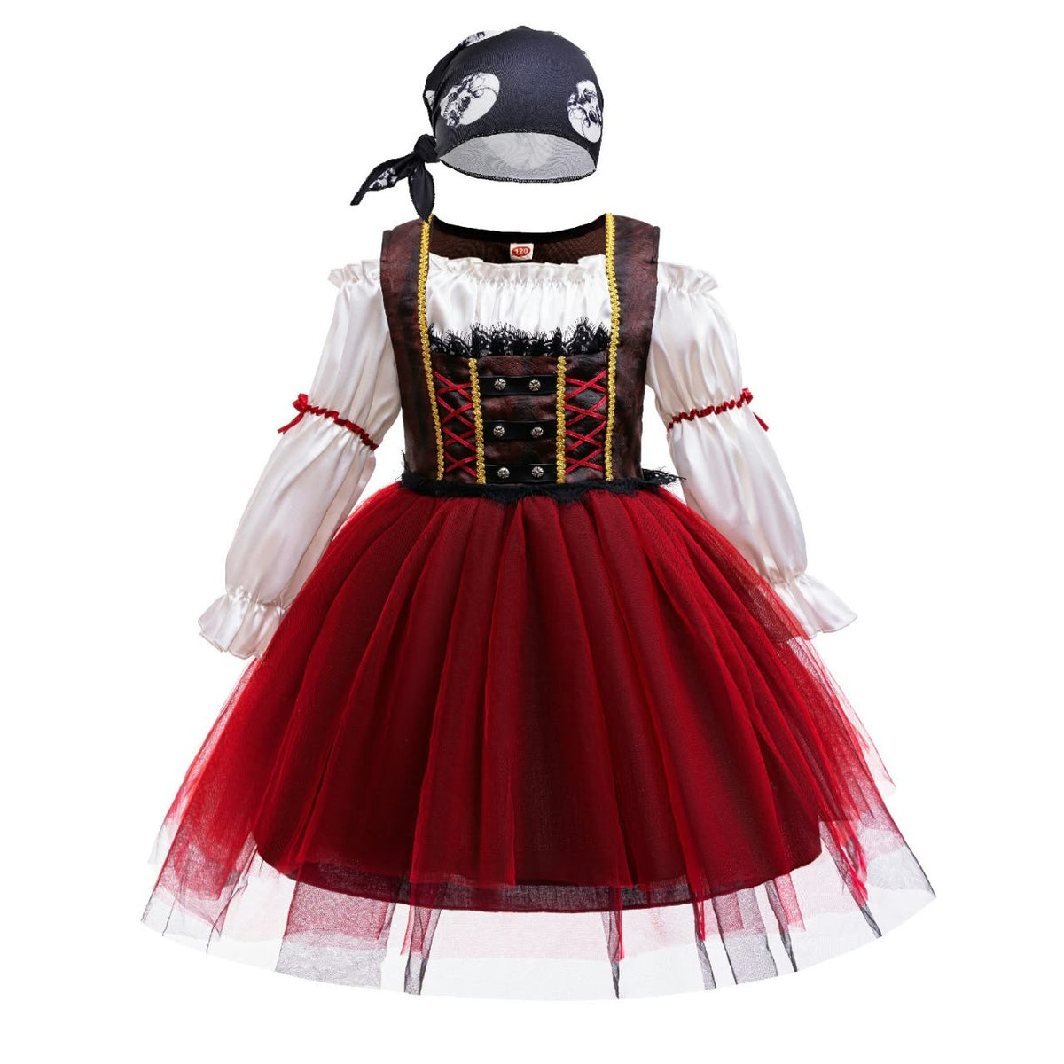 children's Halloween Girl Pirate Princess Costume Dress