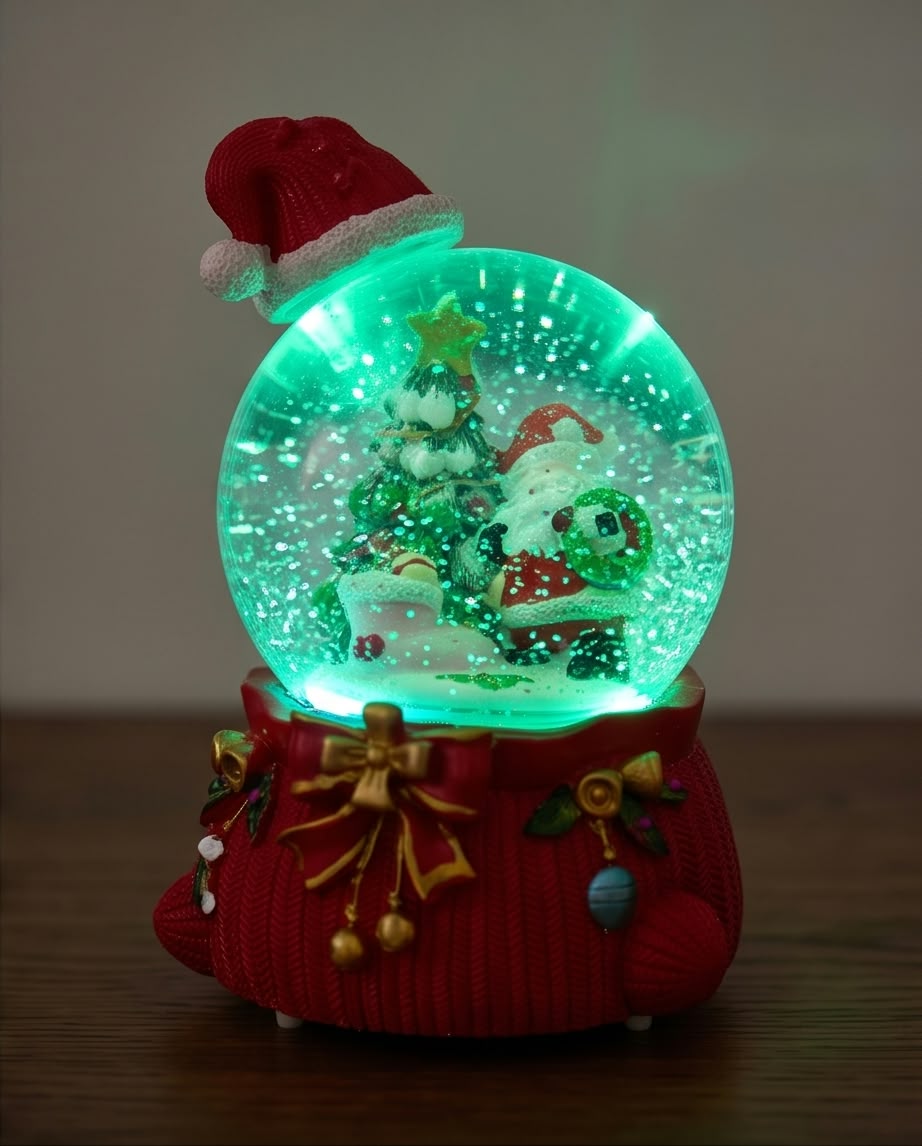 decorative Christmas snow globes